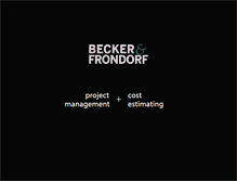 Tablet Screenshot of beckerfrondorf.com